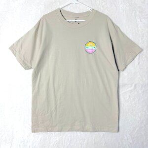 NEW JAPANGELES x KING'S HAWAIIAN A Slice Of Paradise Graphic Crew T Shirt Mens L